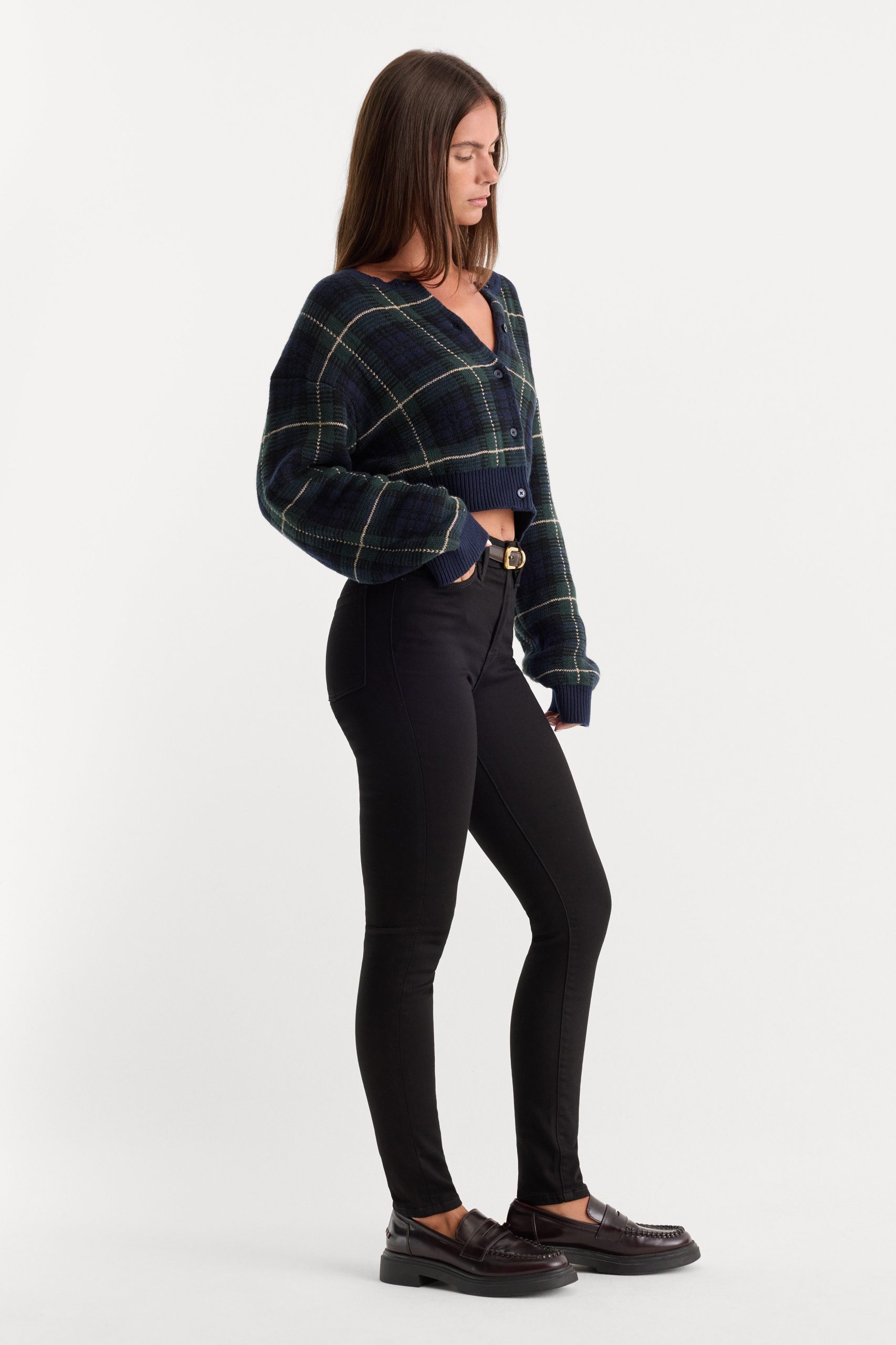 NEVER FADE GOOD LEGS SKINNY JEANS | BLACK