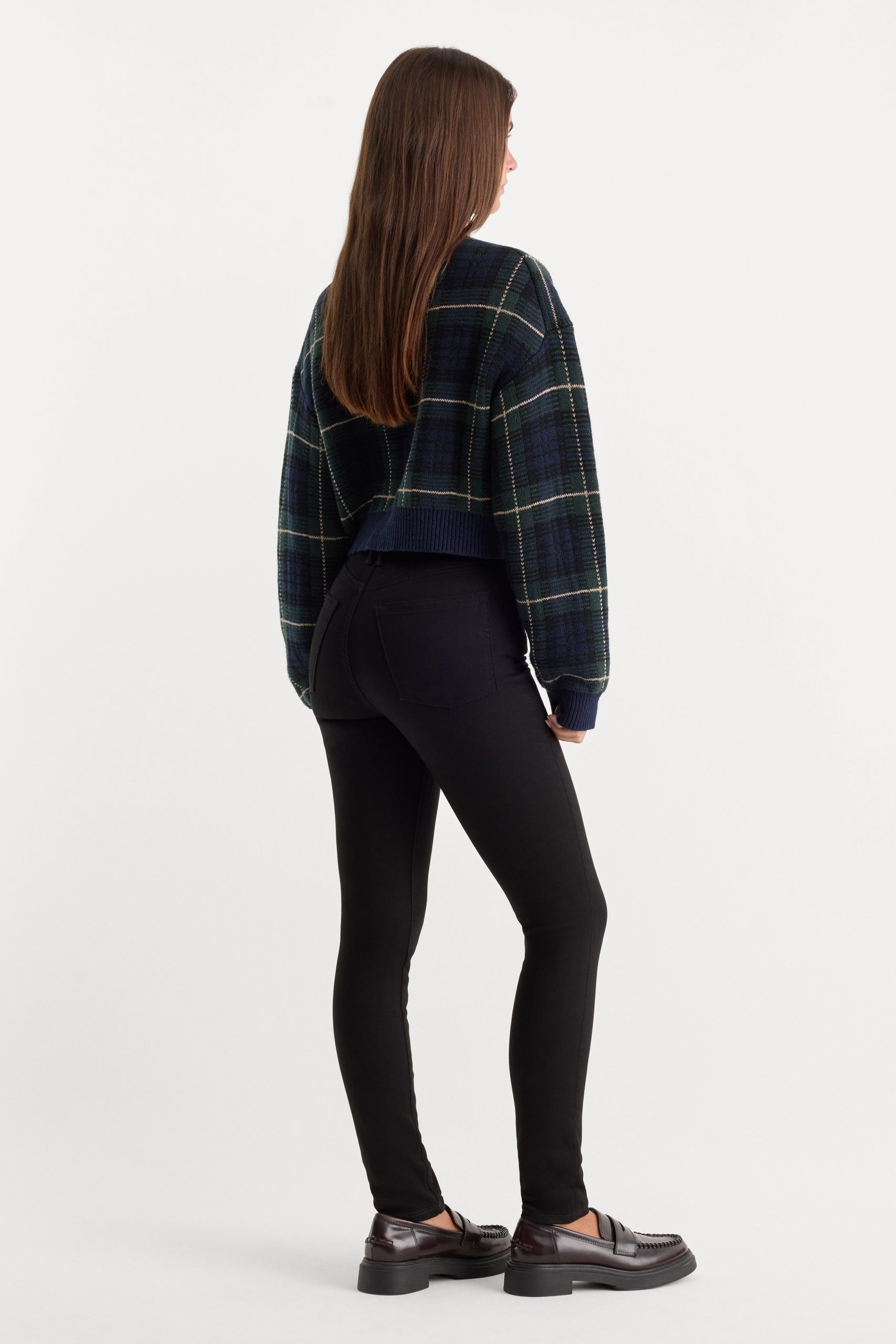 NEVER FADE GOOD LEGS SKINNY JEANS | BLACK