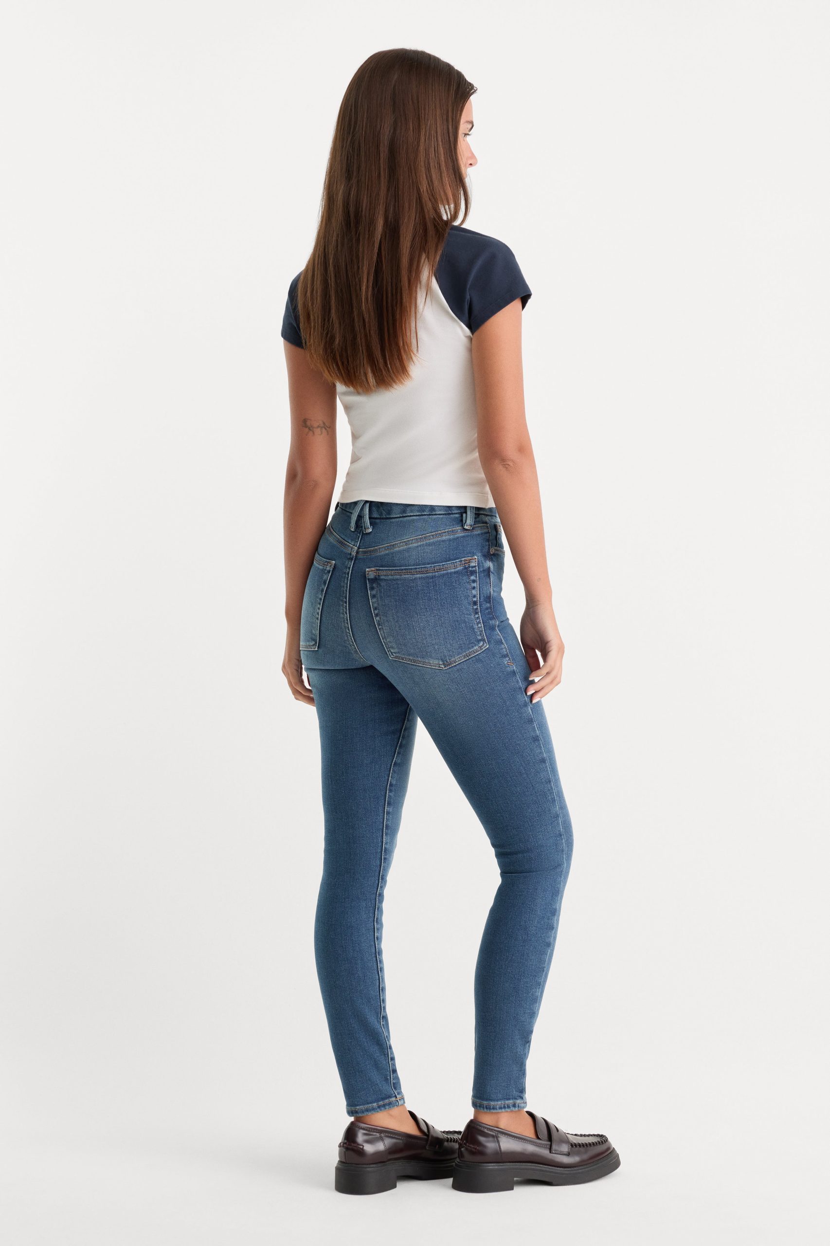 GOOD WAIST SKINNY COMPRESSION JEANS | INDIGO312