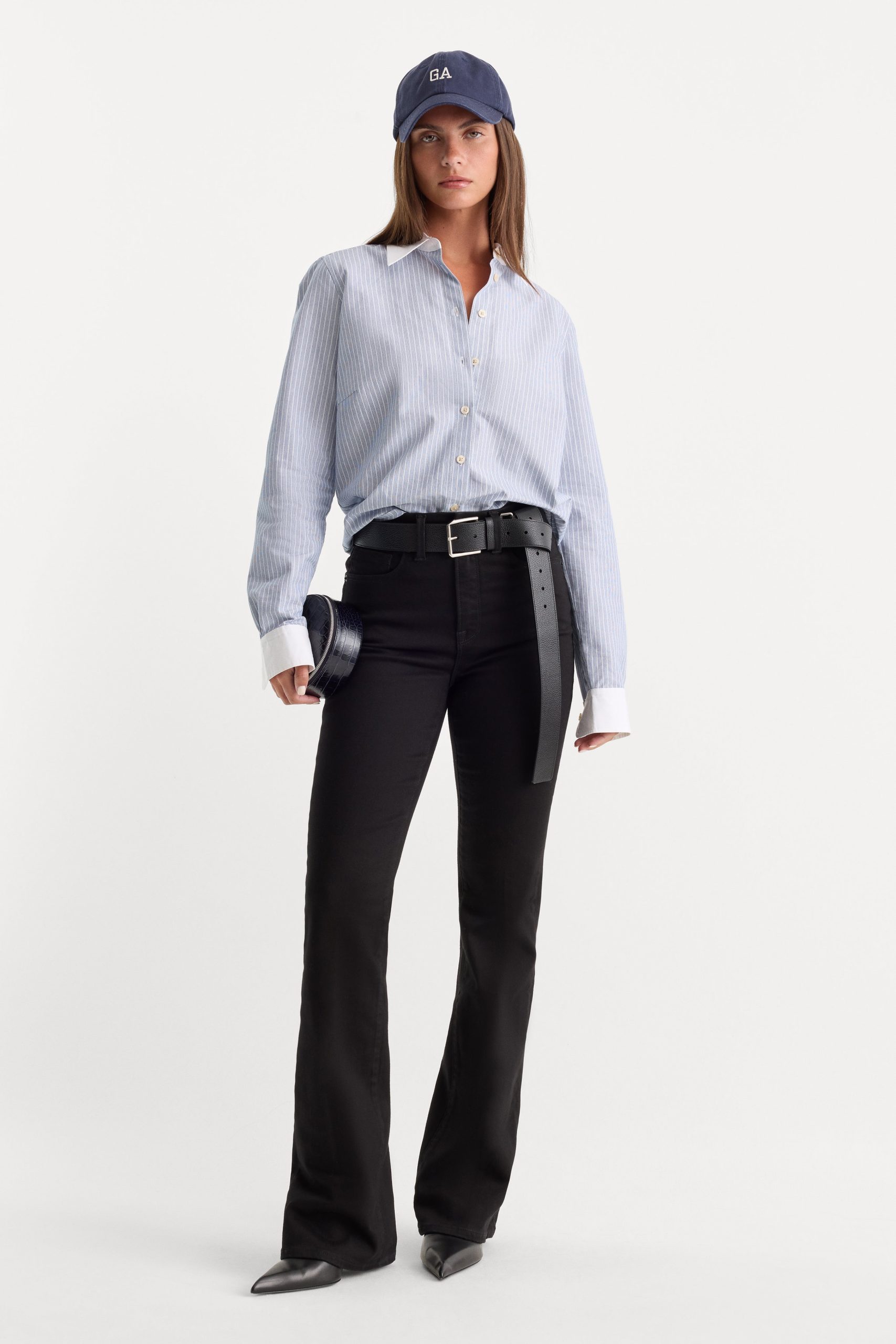 NEVER FADE GOOD CLASSIC SLIM BOOTCUT JEANS | BLACK BLACK / 32 Plus