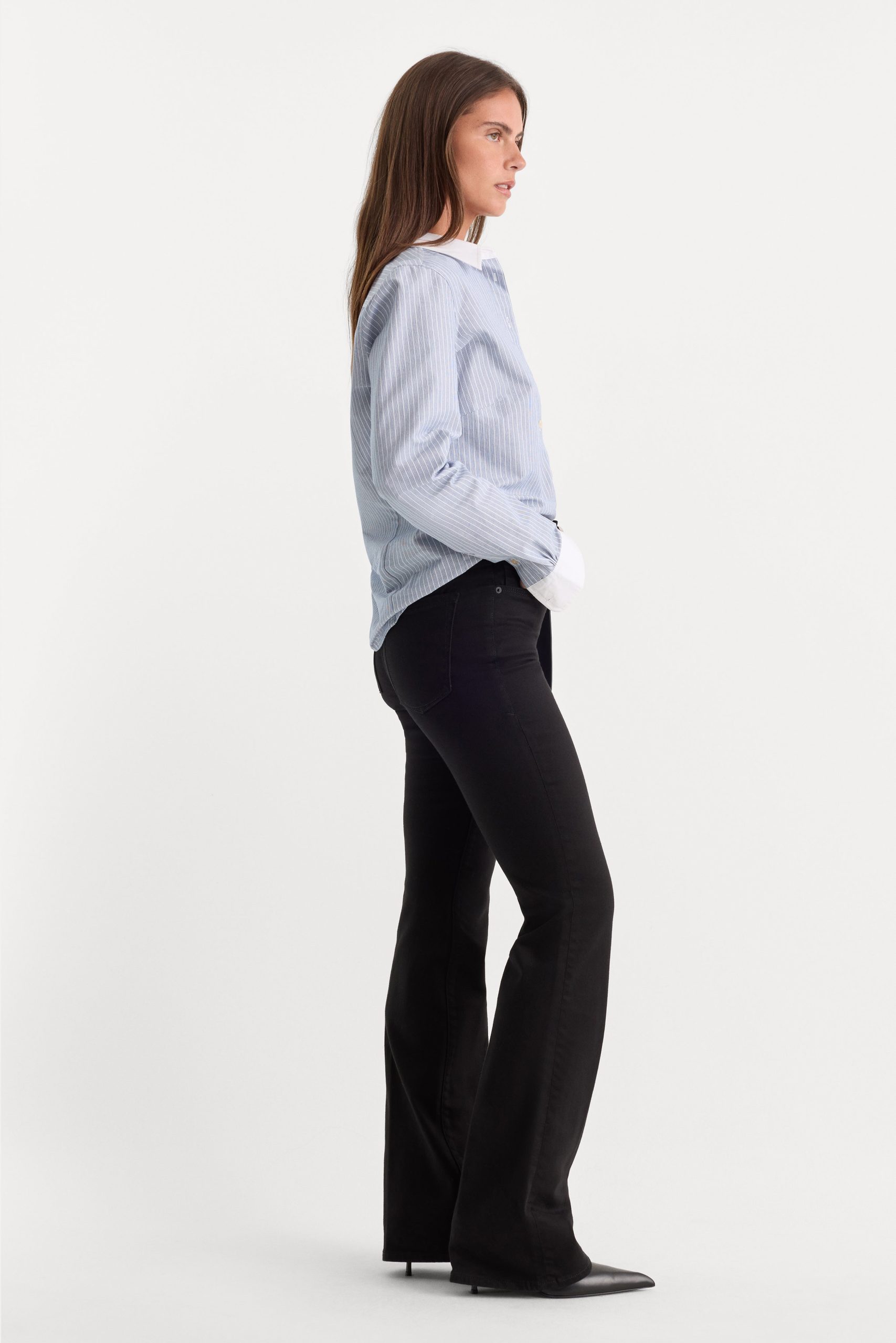 NEVER FADE GOOD CLASSIC SLIM BOOTCUT JEANS | BLACK