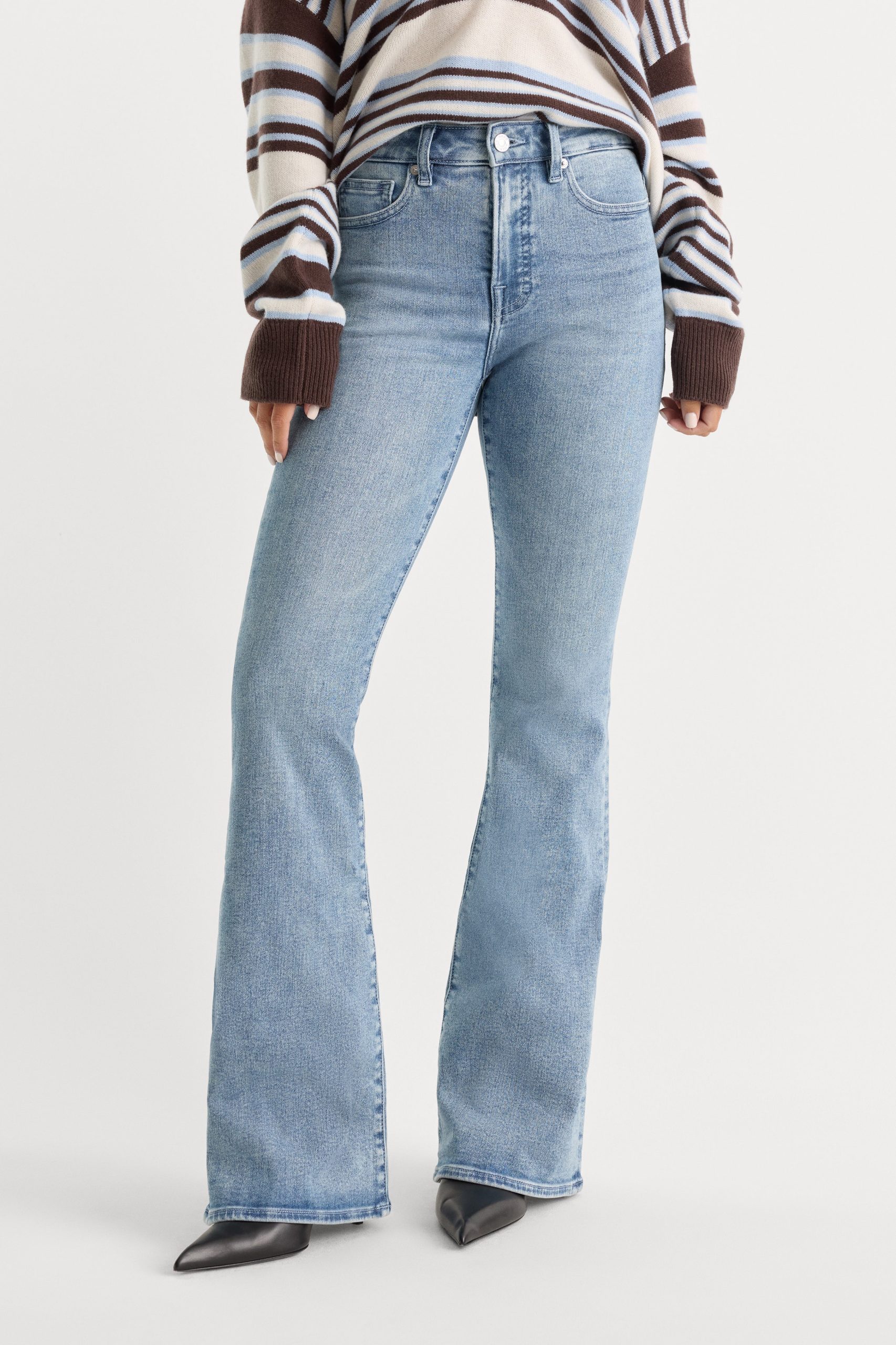 GOOD LEGS FLARE JEANS | INDIGO1154