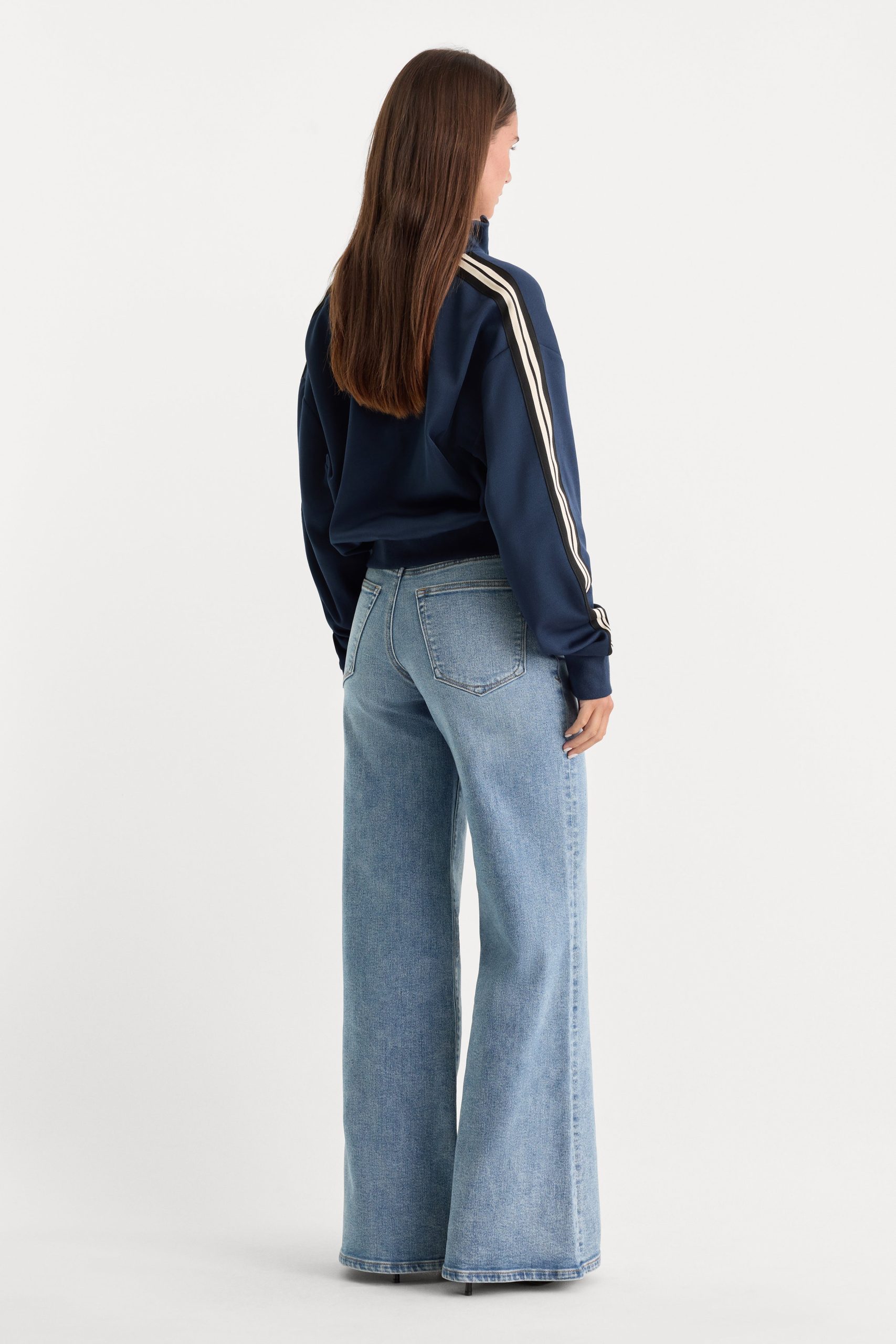 GOOD WAIST PALAZZO JEANS | INDIGO1154