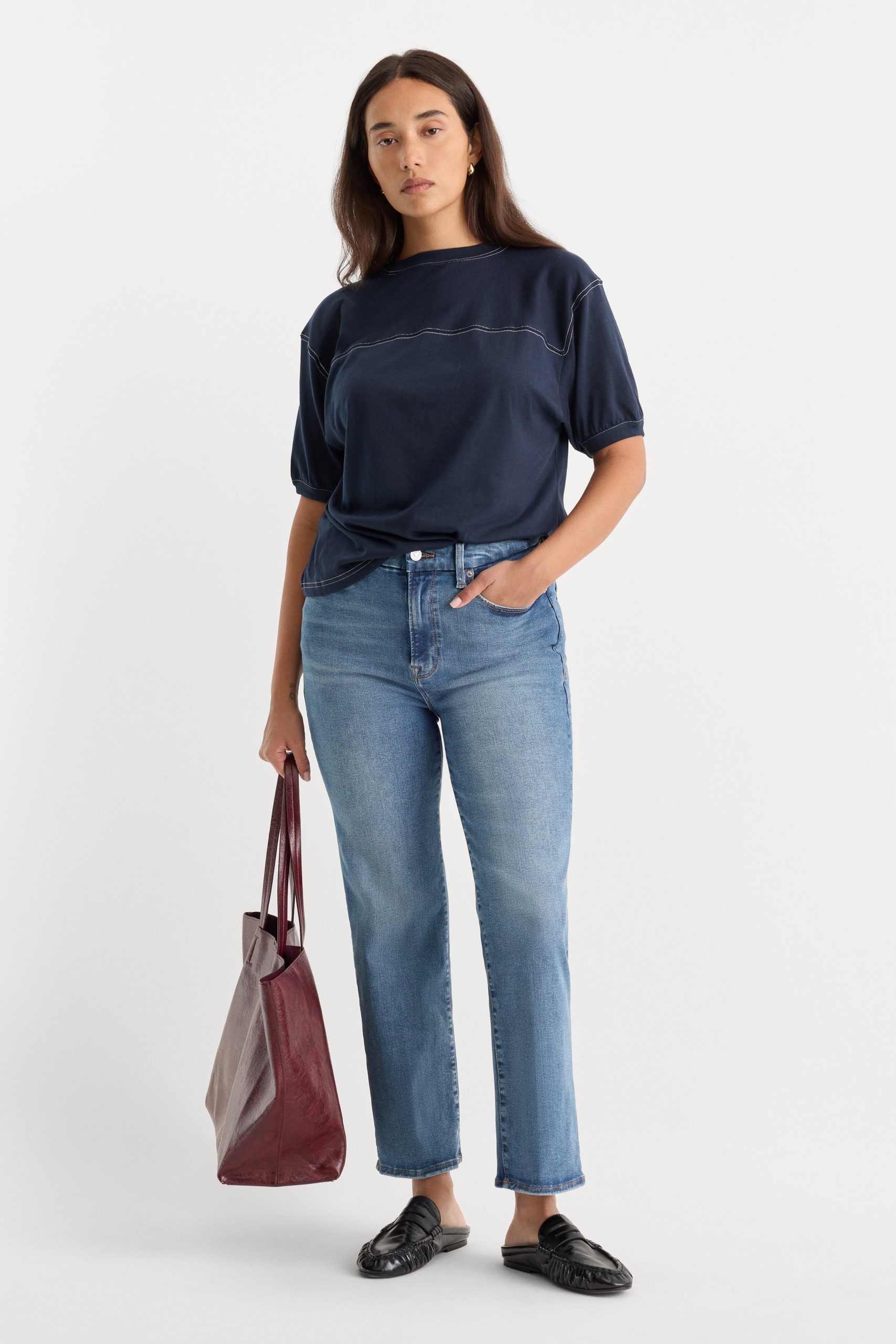 ALWAYS FITS GOOD LEGS STRAIGHT JEANS | INDIGO316 INDIGO316 / 28-32 Plus