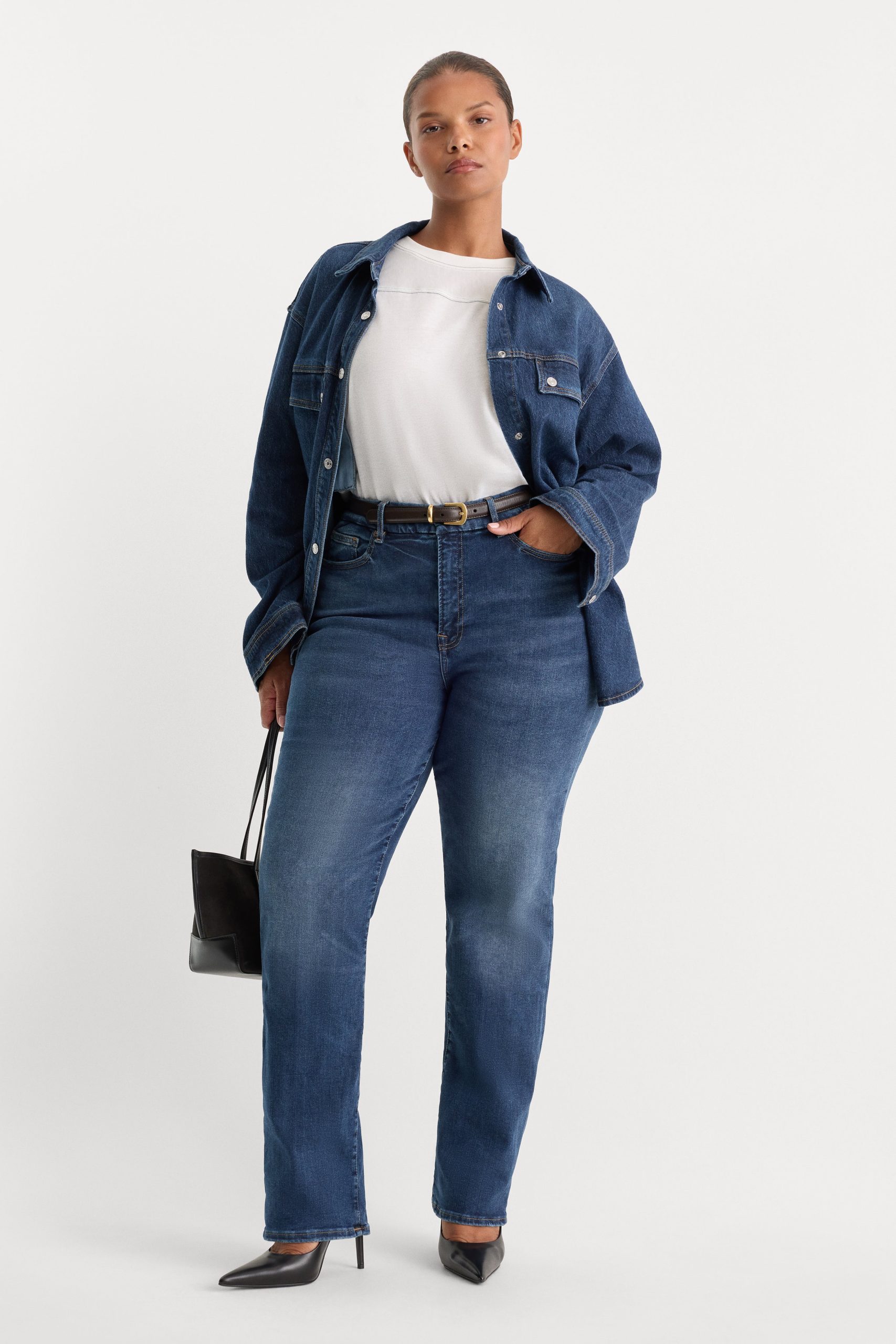 ALWAYS FITS GOOD LEGS STRAIGHT JEANS | INDIGO571 INDIGO571 / 28-32 Plus