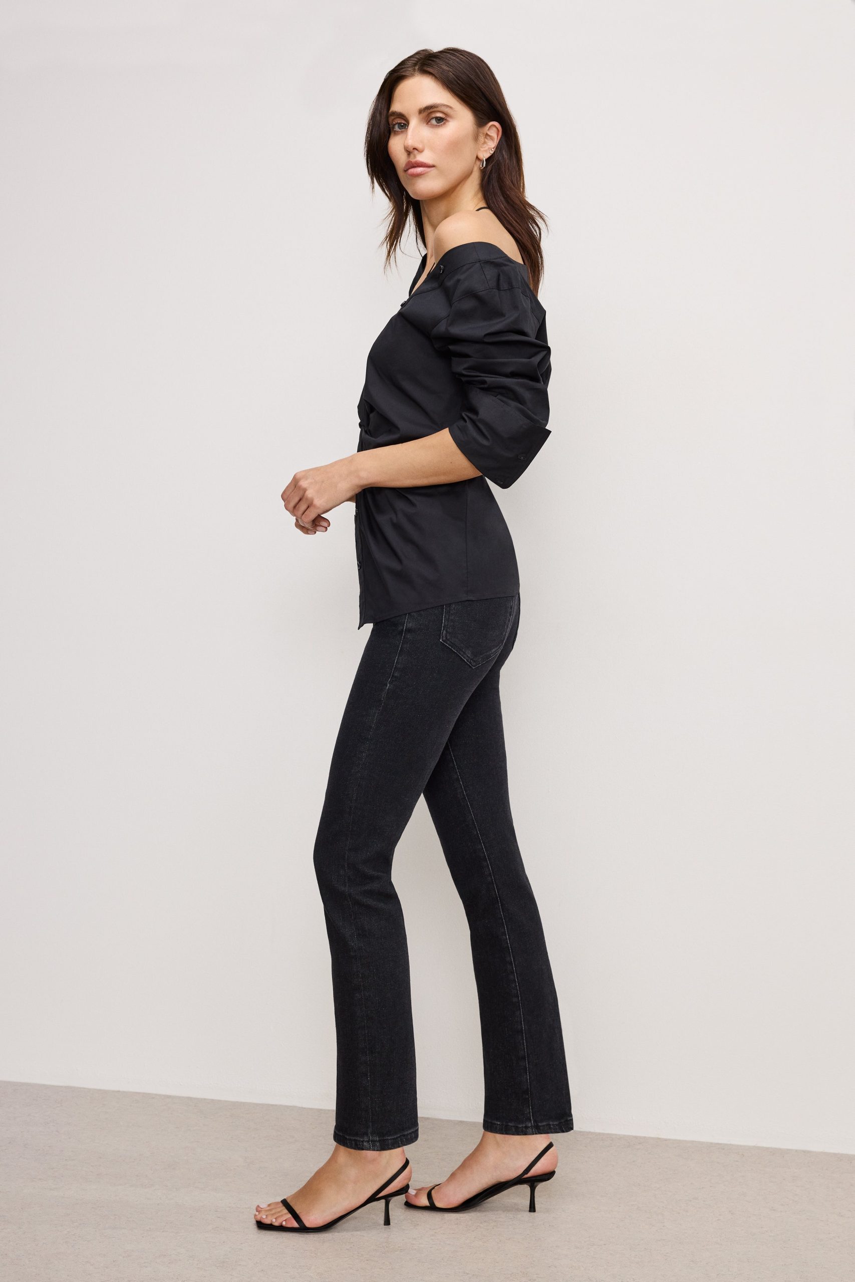 GOOD LEGS STRAIGHT JEANS | BLACK184 BLACK184 / 32 Plus