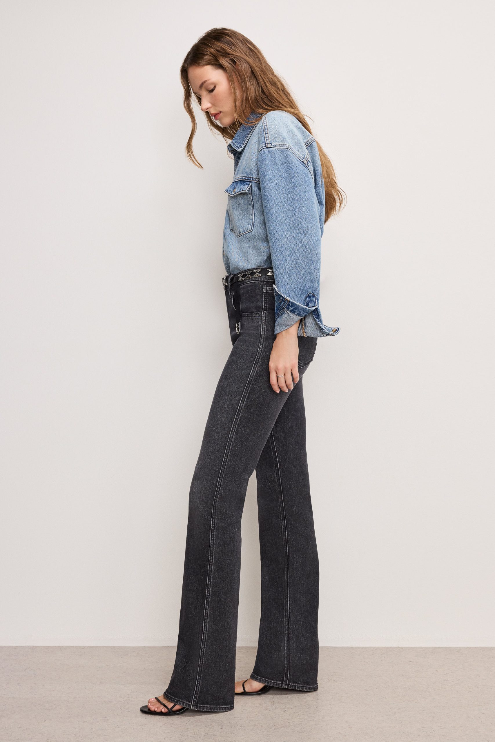 GOOD COWBOY BOOTCUT JEANS | BLACK354