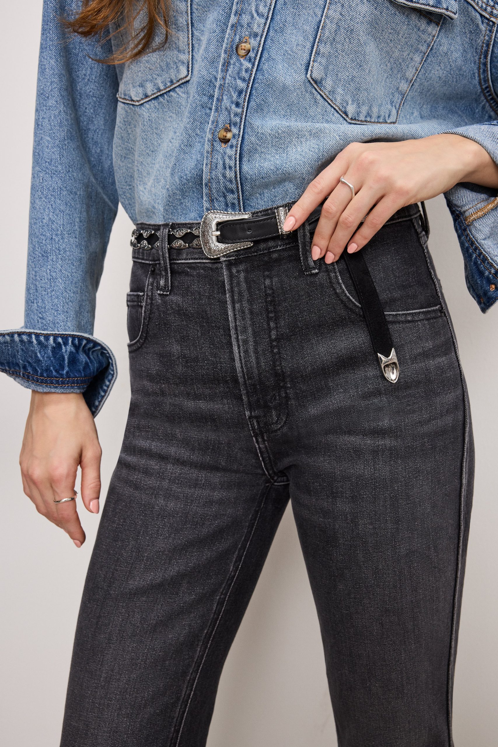 GOOD COWBOY BOOTCUT JEANS | BLACK354
