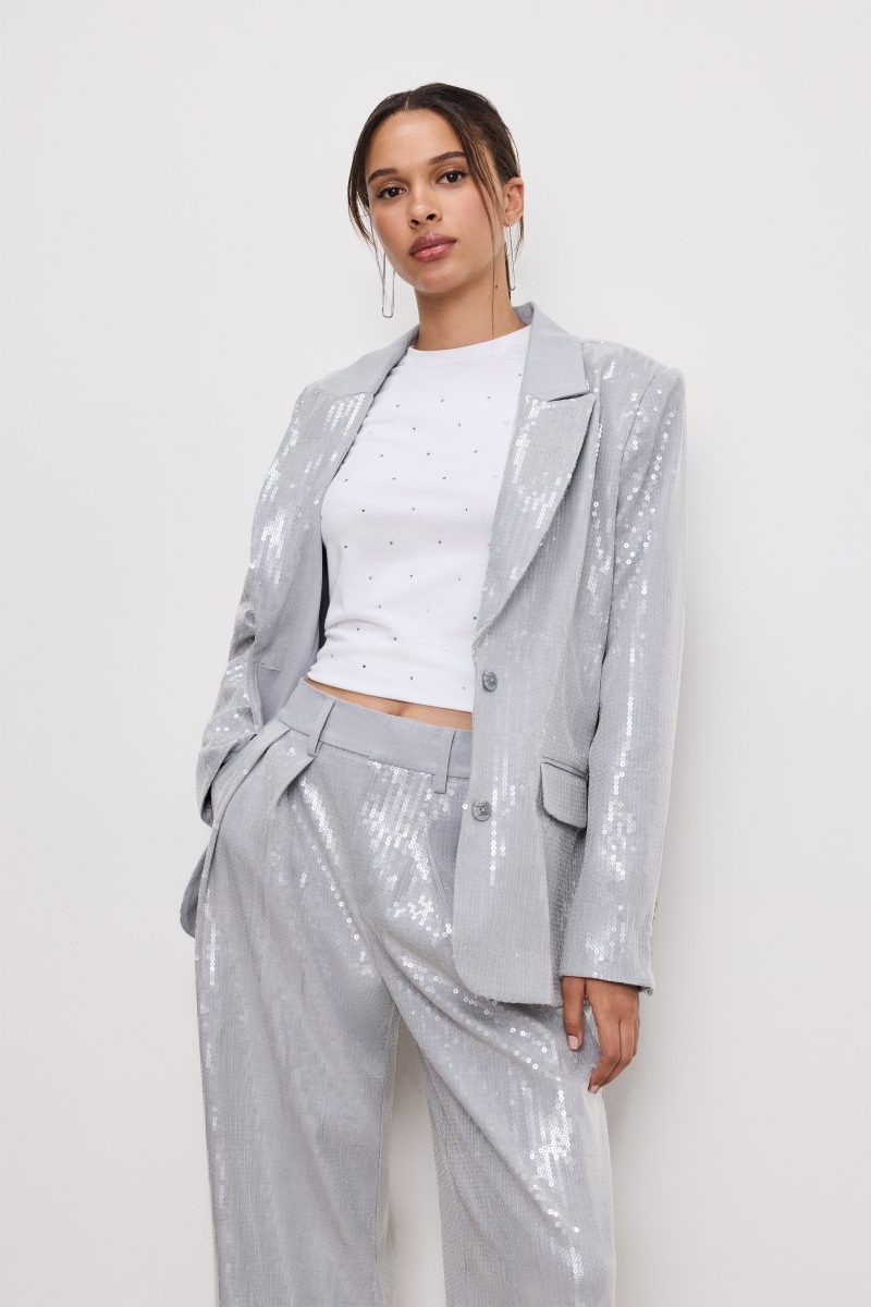 SEQUIN OVERSIZED BLAZER