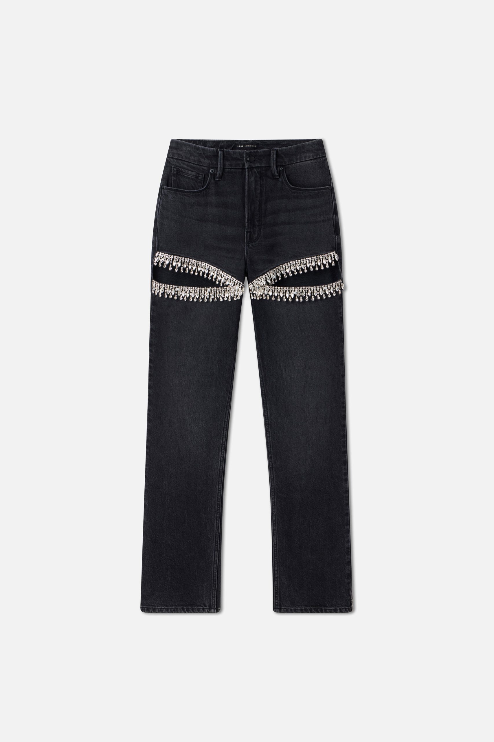 GOOD ICON STRAIGHT DIAMOND JEANS | BLACK376