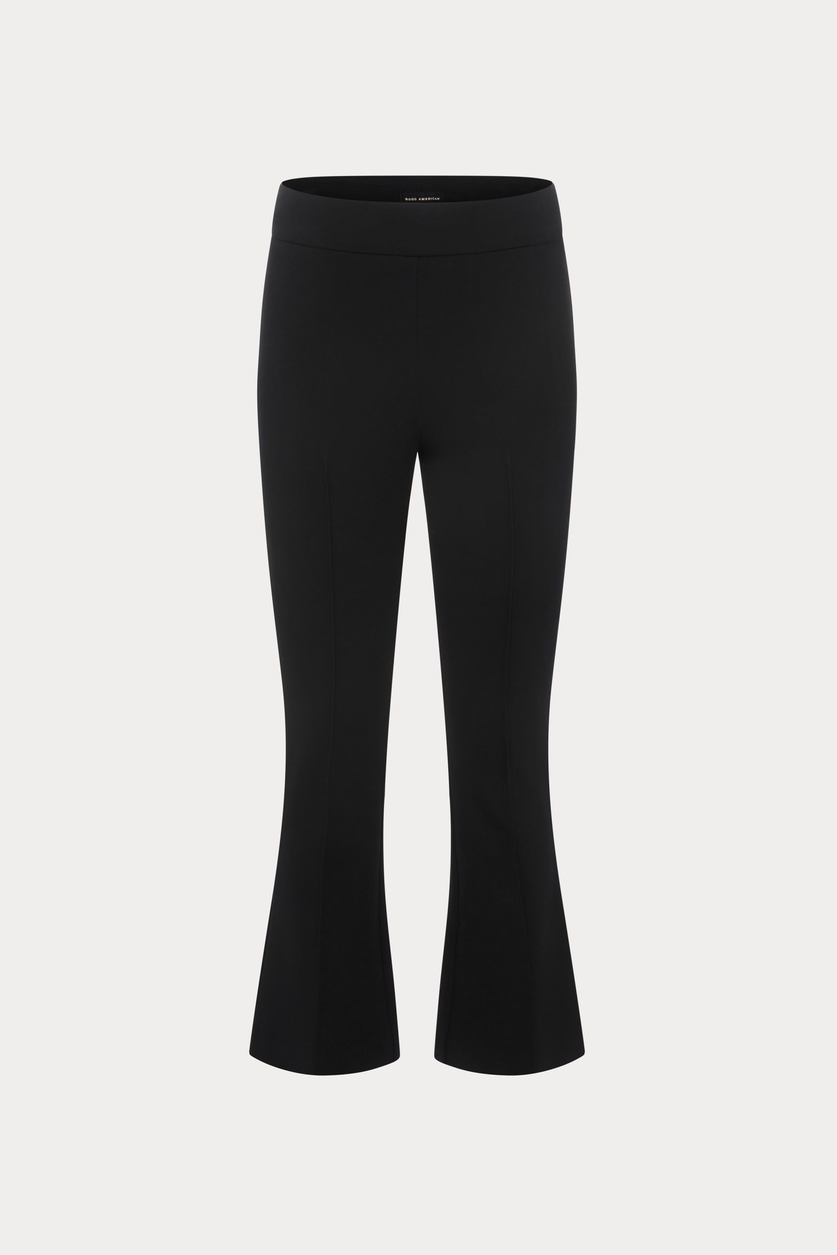 SOFT STRETCH PONTE KICK FLARE PANTS | BLACK001
