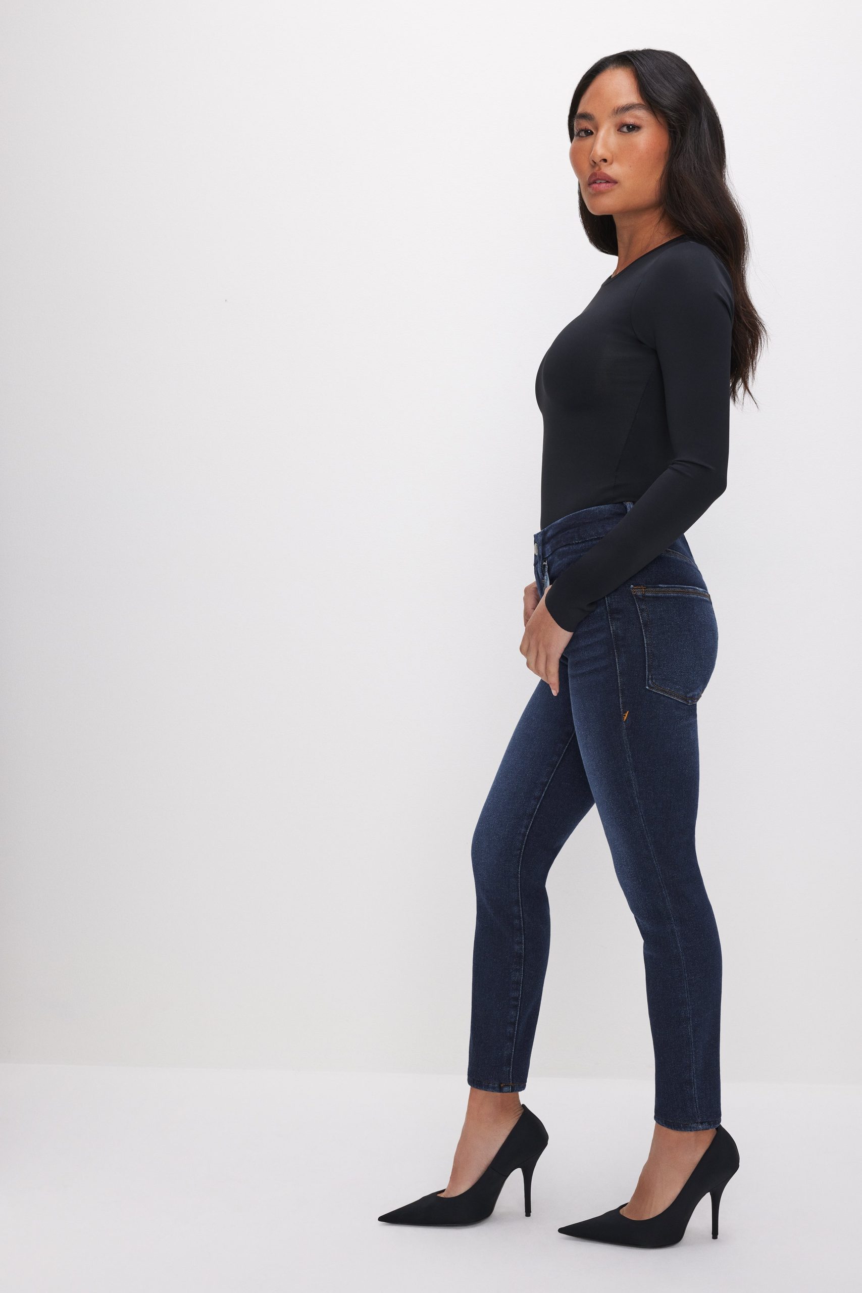 GOOD PETITE SKINNY JEANS | BLUE866