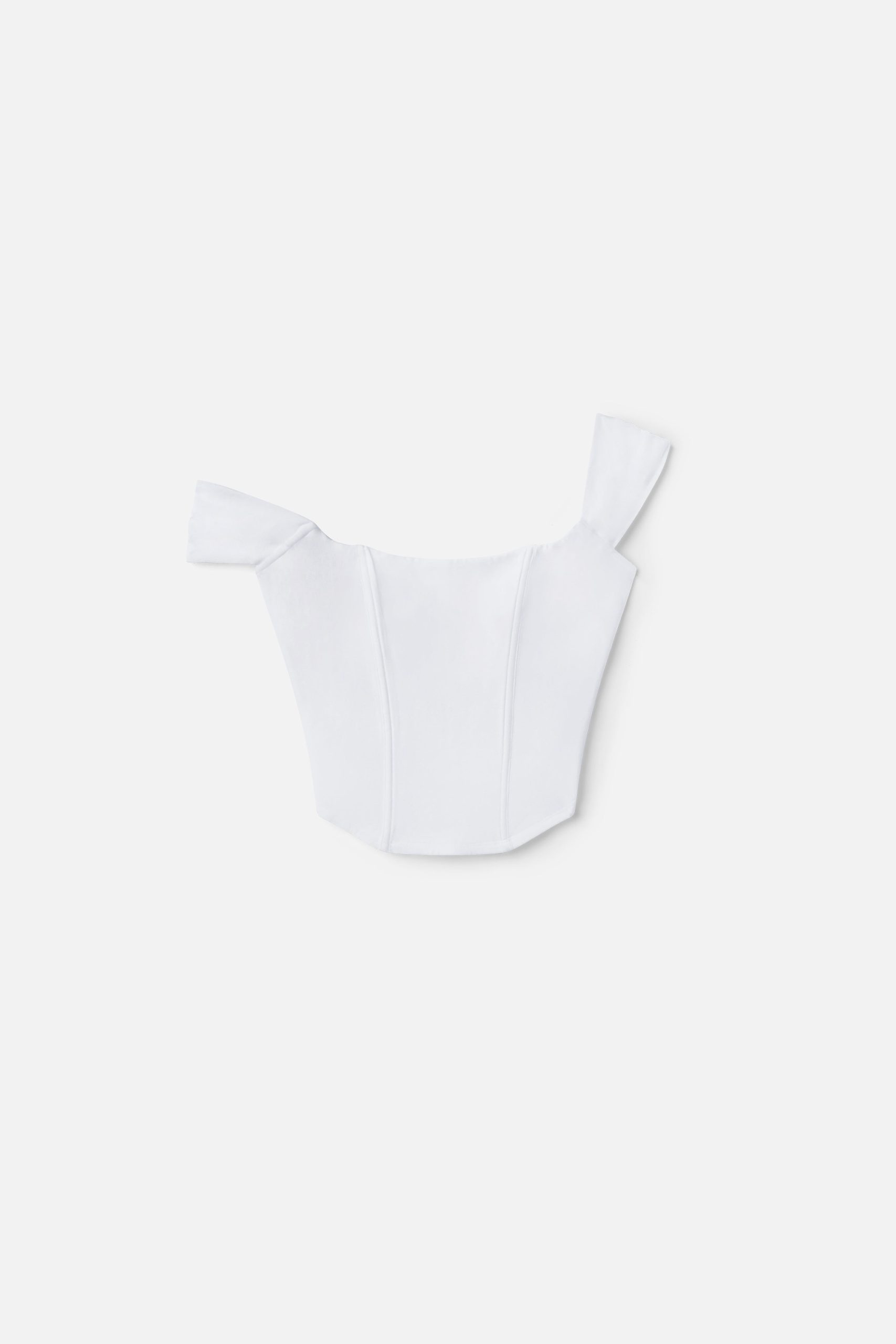 DOLLY SUPER STRETCH CORSET TOP | WHITE001