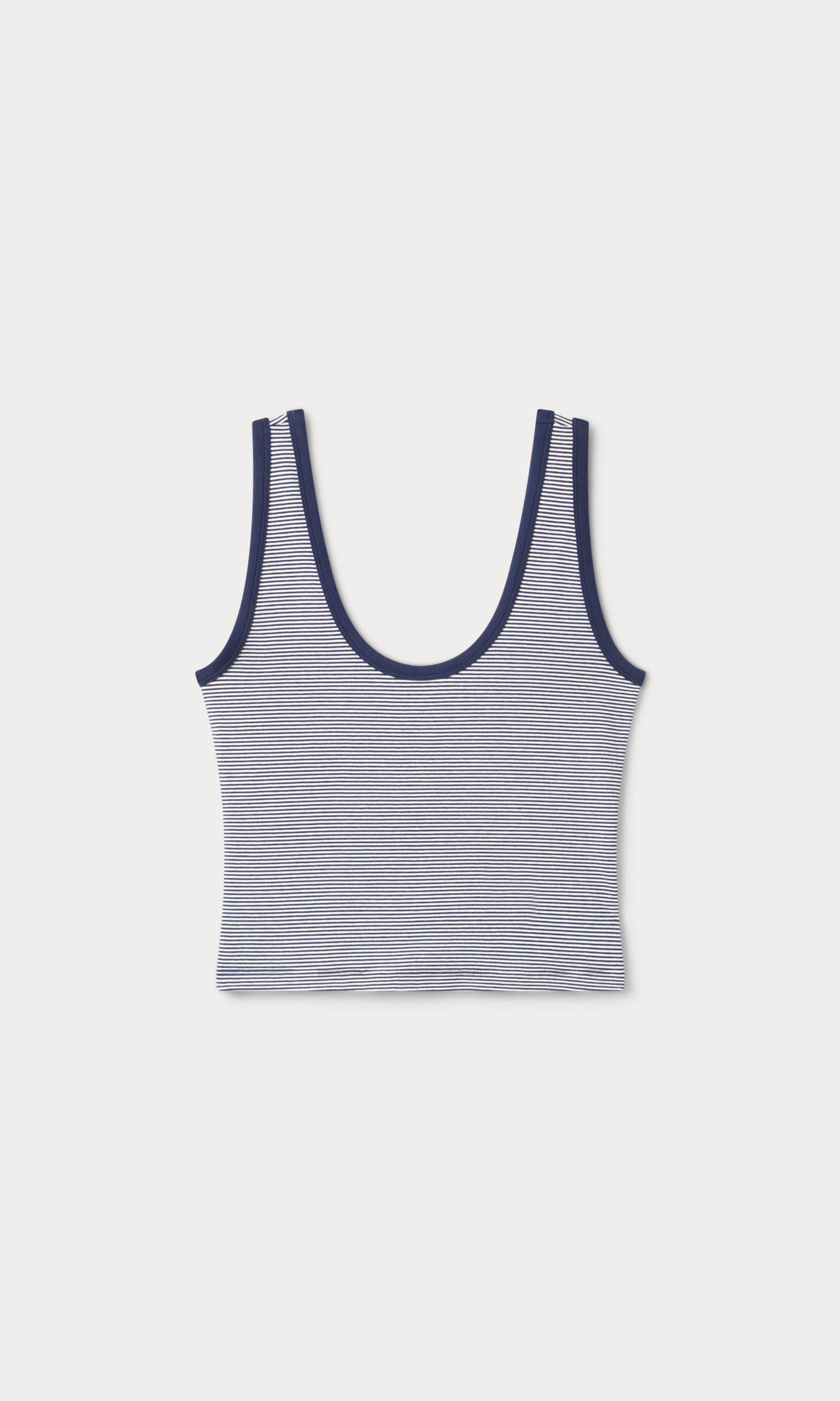 SUPER STRETCH RINGER TANK | HORIZON STRIPE