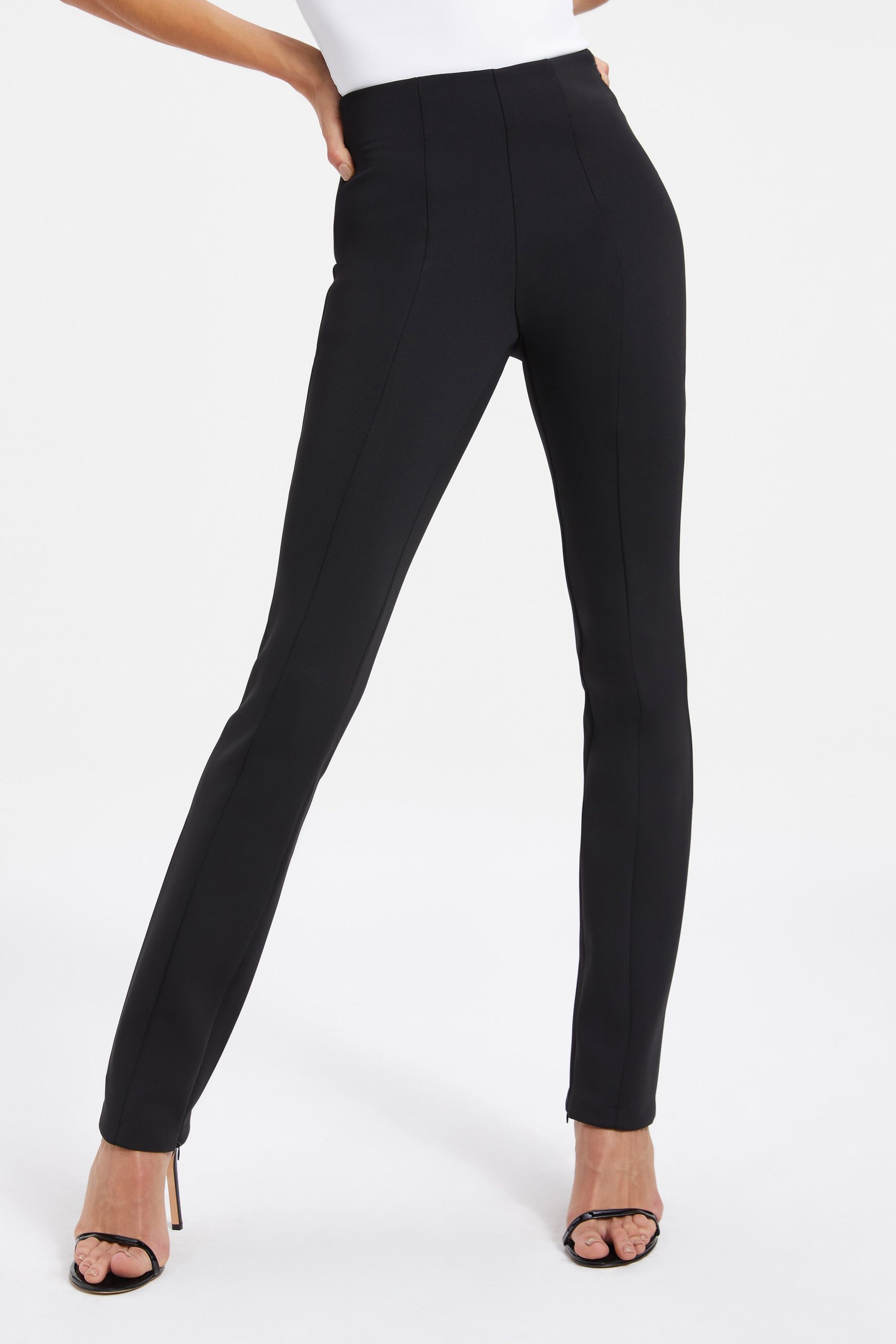 GOOD WAIST SCUBA PANTS | BLACK001 BLACK001 / 5XL