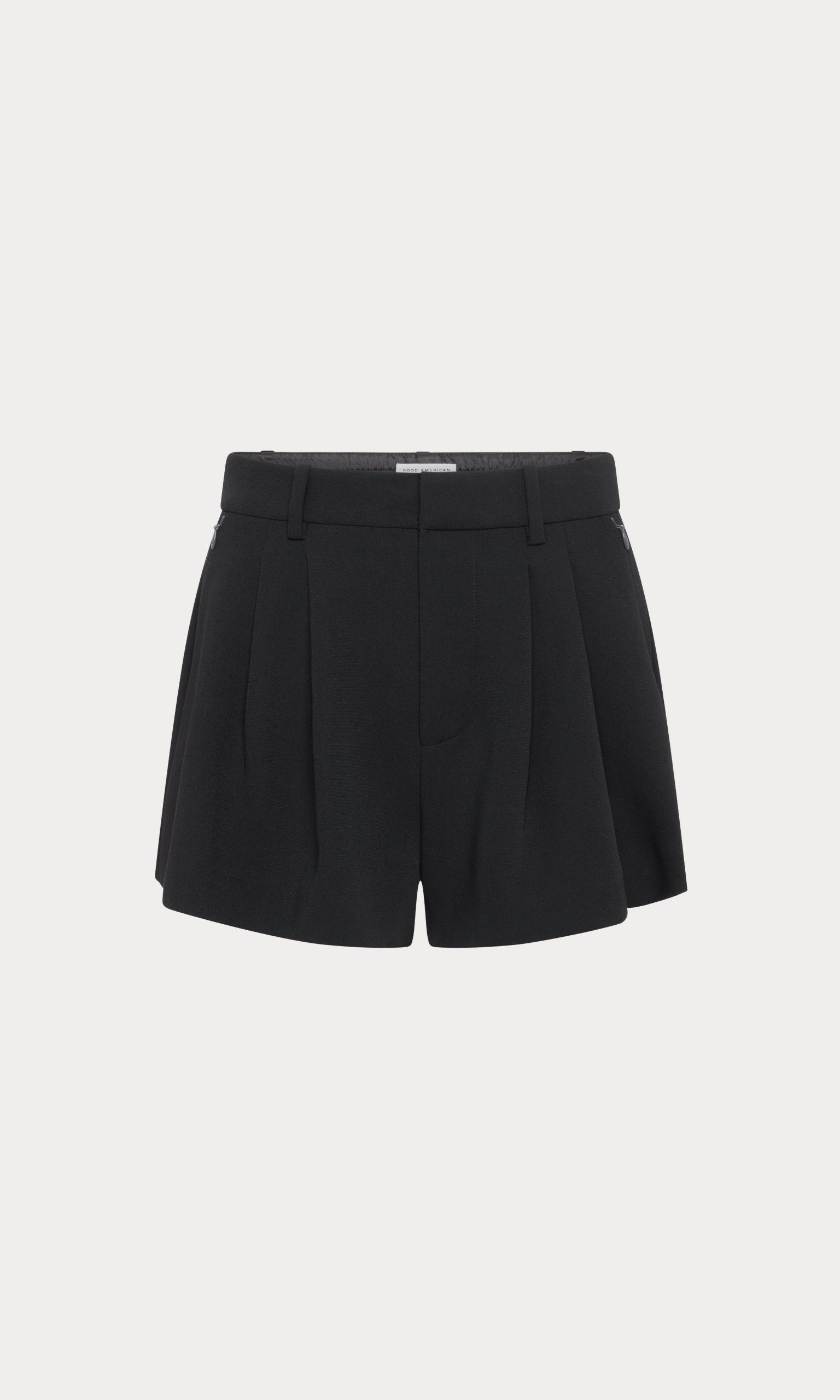 LUXE SUITING TROUSER SHORT | BLACK001