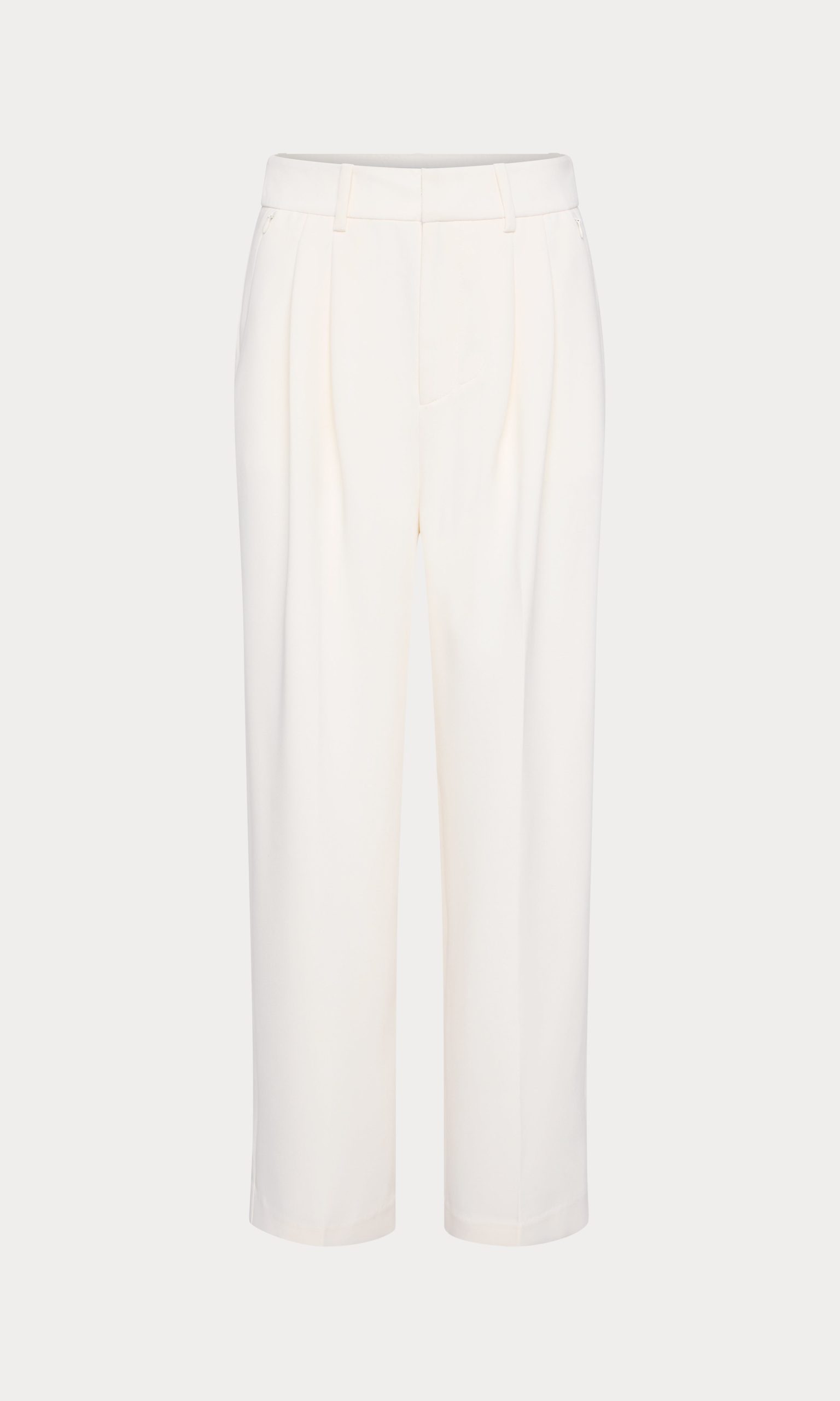 LUXE SUITING HIGH-RISE CROPPED WIDE LEG TROUSER | SOFT SHELL