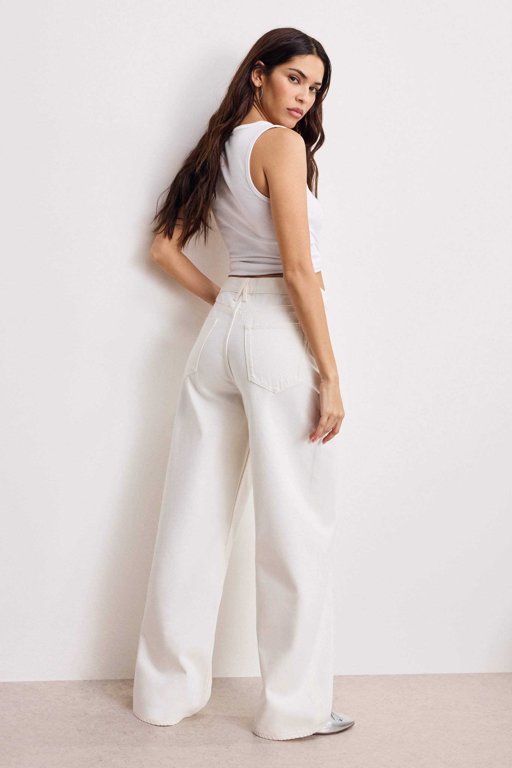 GOOD LOW RISE BAGGY JEANS | CLOUD WHITE