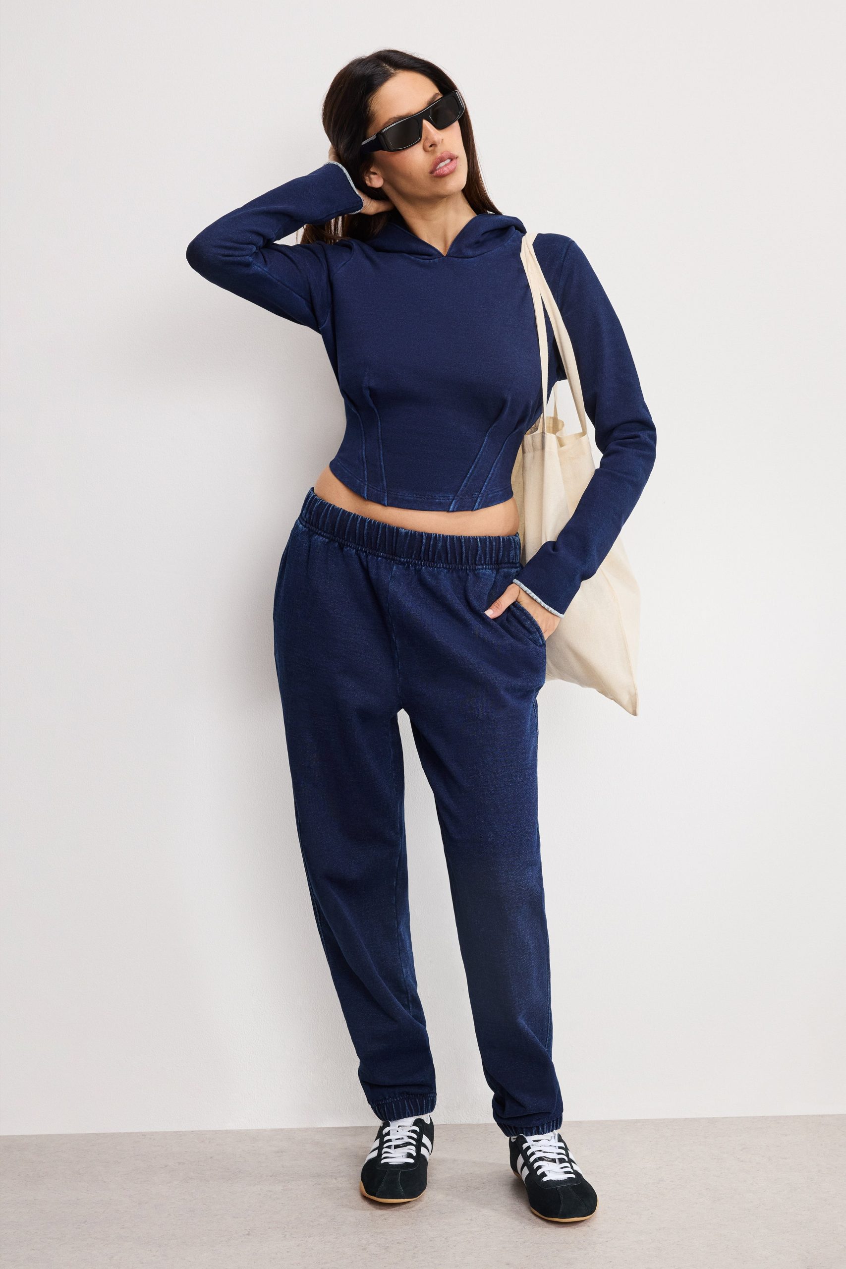 JEANIUS BOYFRIEND SWEATPANTS | INDIGO1029