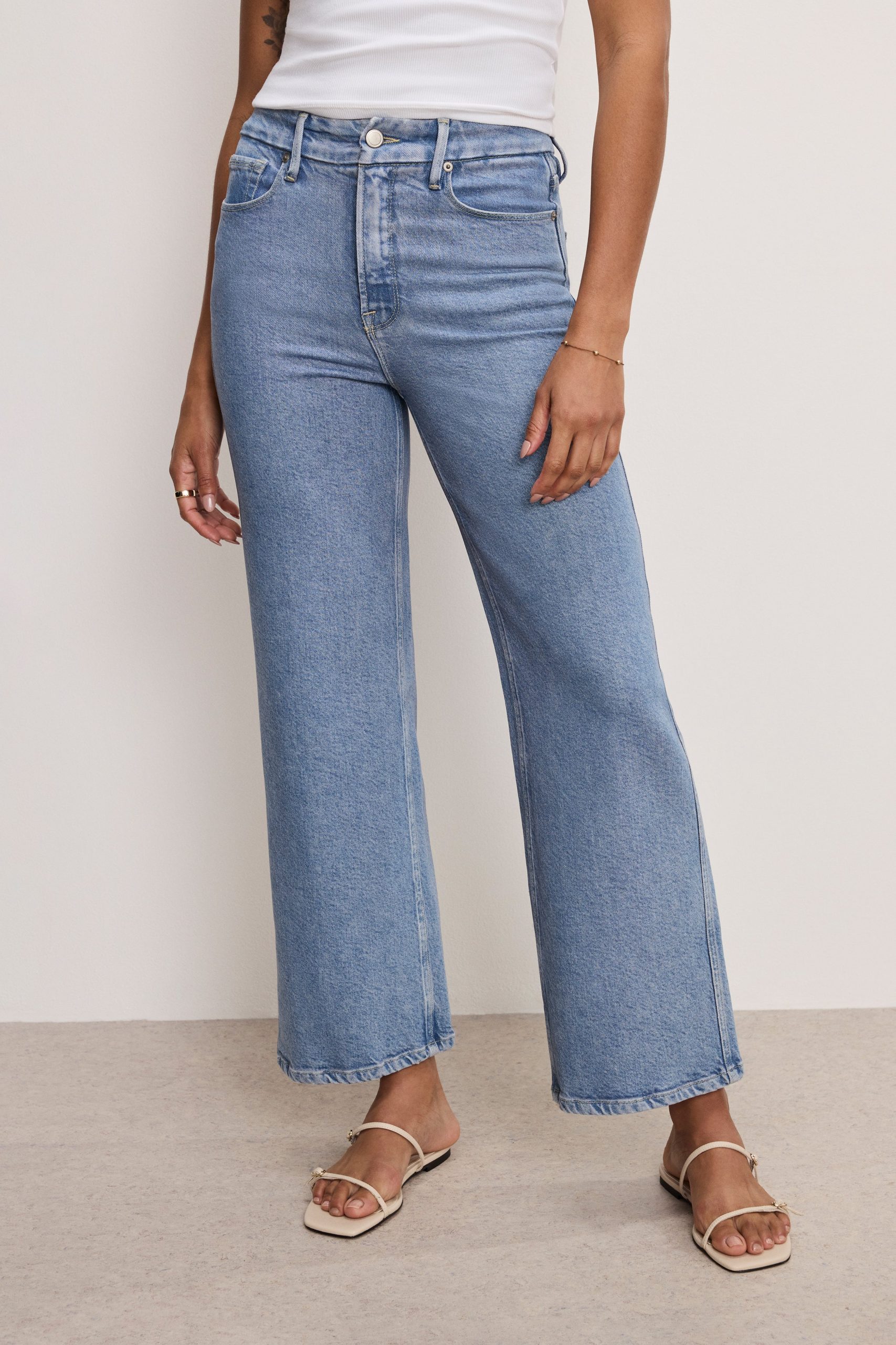 SOFT TECH GOOD SKATE WIDE CROPPED JEANS | INDIGO860
