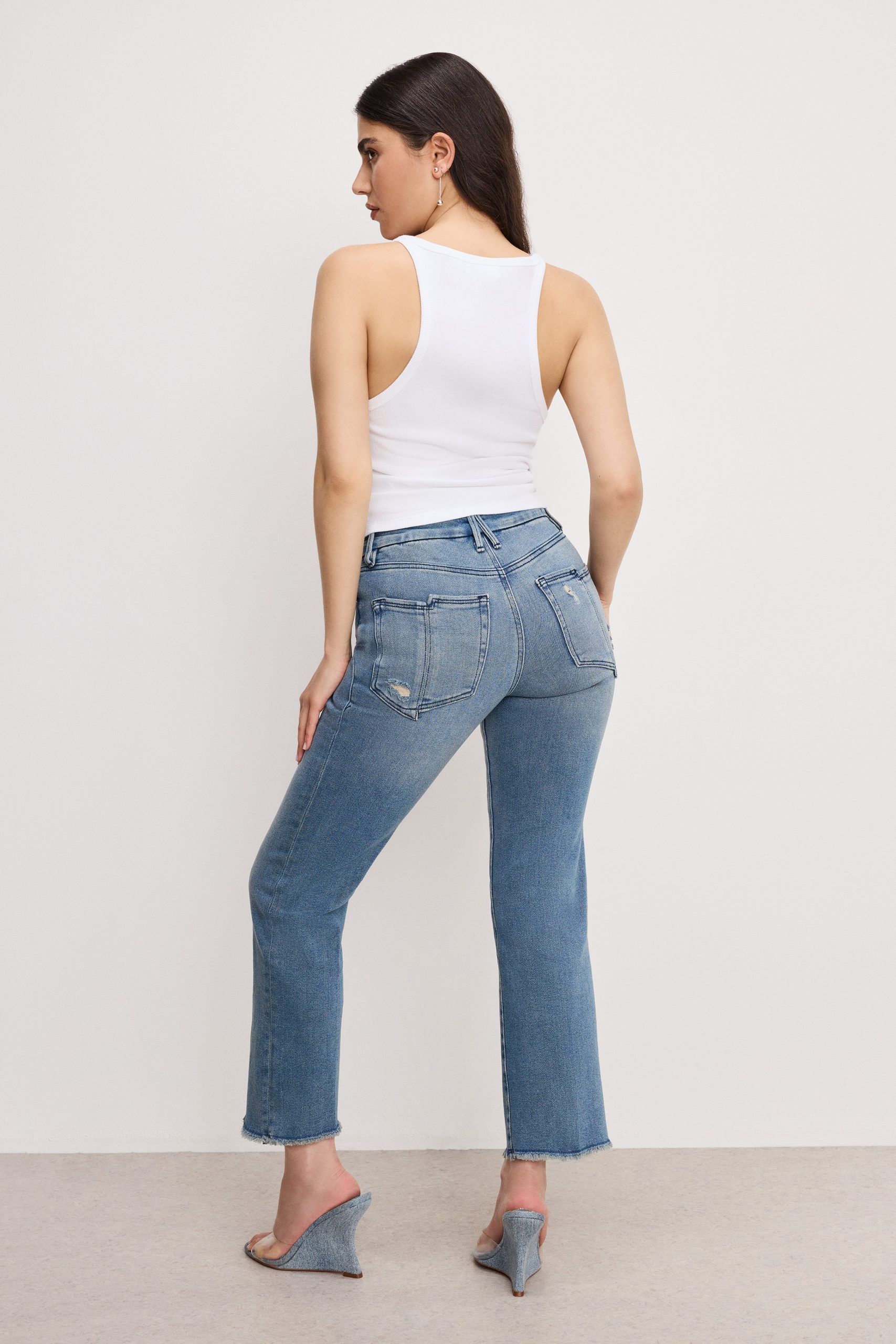 GOOD PETITE STRAIGHT JEANS | BLUE449