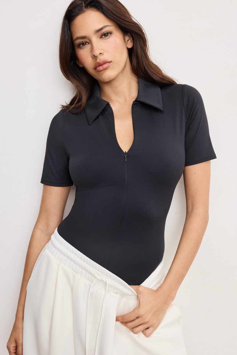 WEIGHTLESS COLLARED BODYSUIT