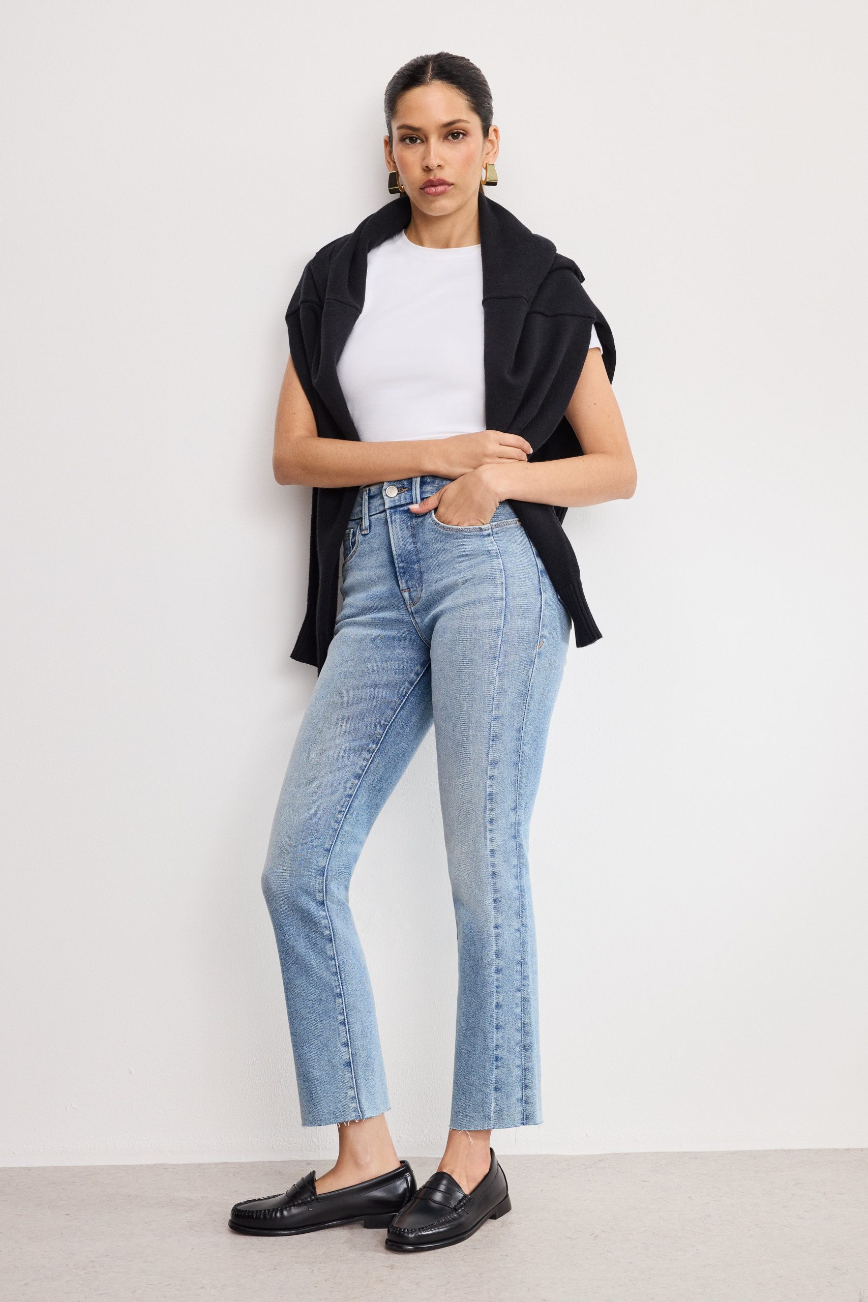 SOFT TECH GOOD LEGS STRAIGHT JEANS | INDIGO799 INDIGO799 / 32 Plus