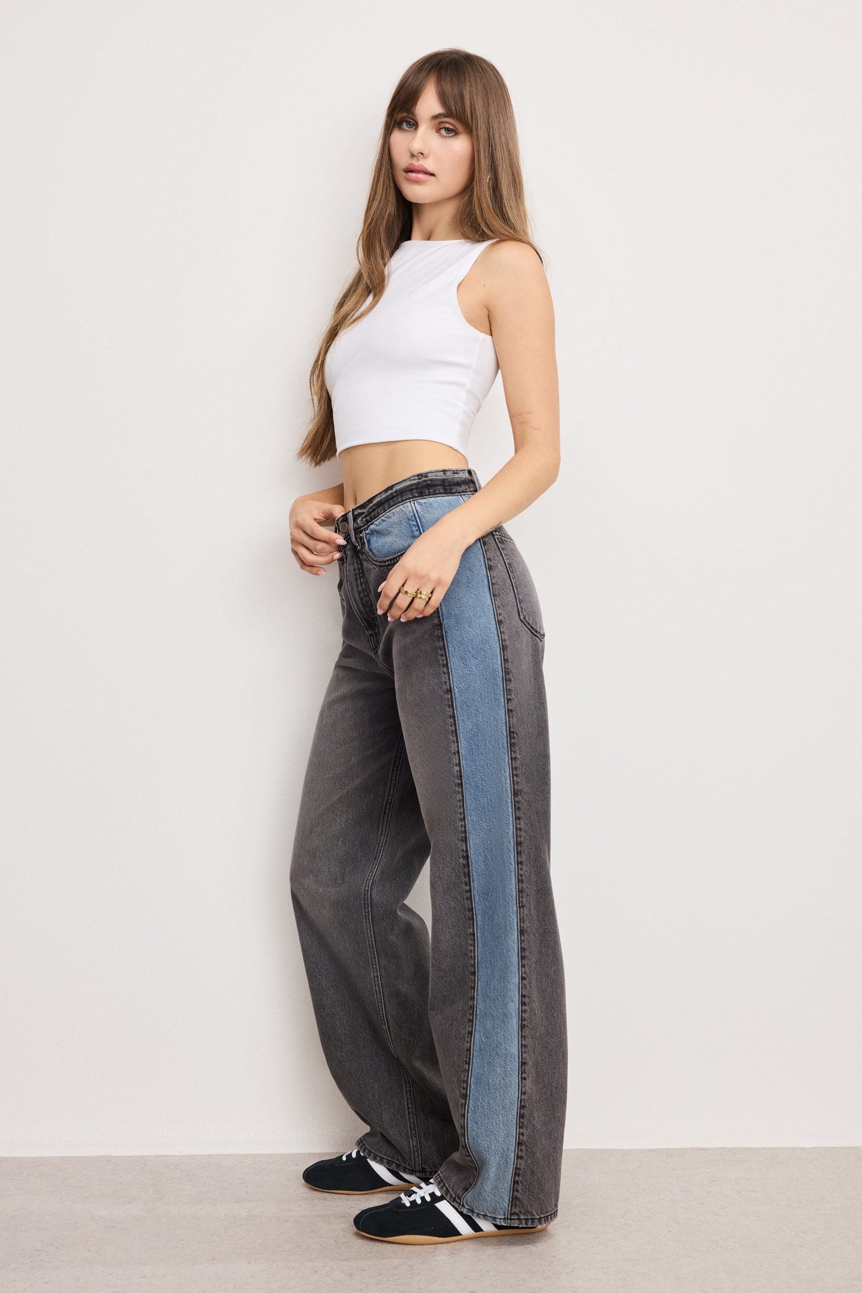 GOOD LOW RISE BAGGY JEANS | INDIGO1000