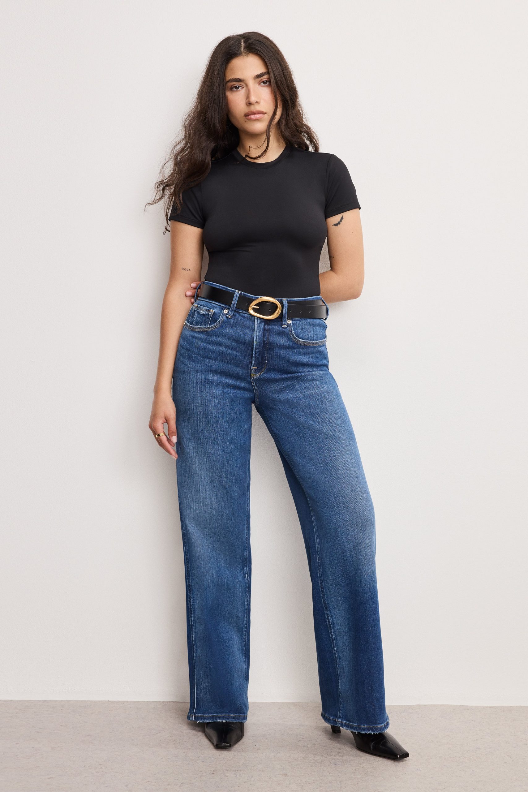 SOFT TECH GOOD PETITE SKATE WIDE JEANS | INDIGO891 INDIGO891 / 32 Plus