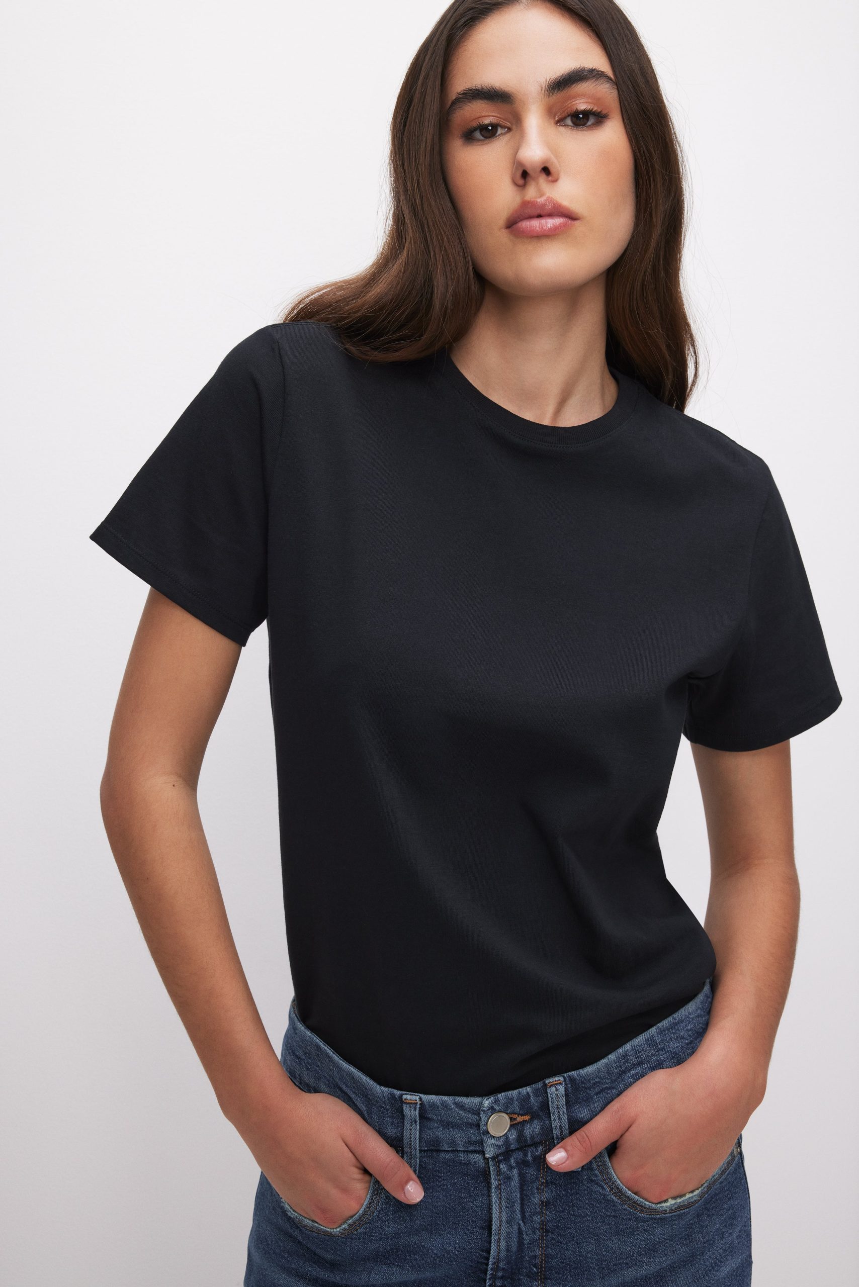 COTTON CLASSIC TEE | BLACK001 BLACK001 / 5XL