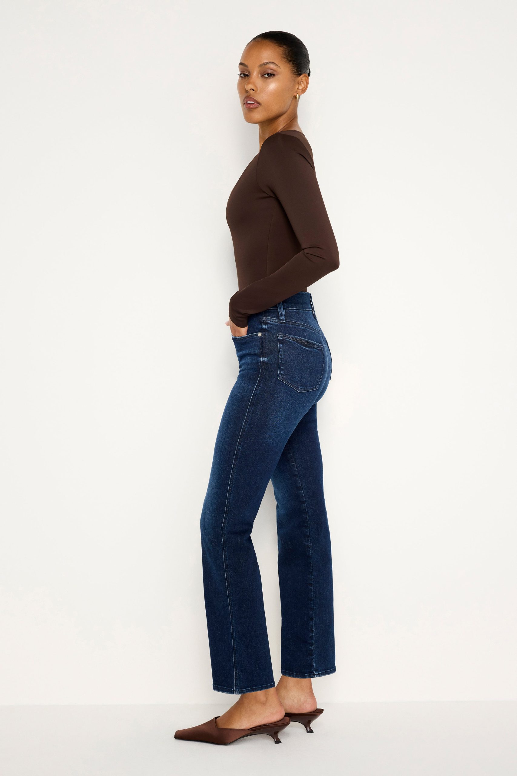 ALWAYS FITS GOOD CURVE STRAIGHT JEANS | INDIGO707 INDIGO707 / 28-32 Plus