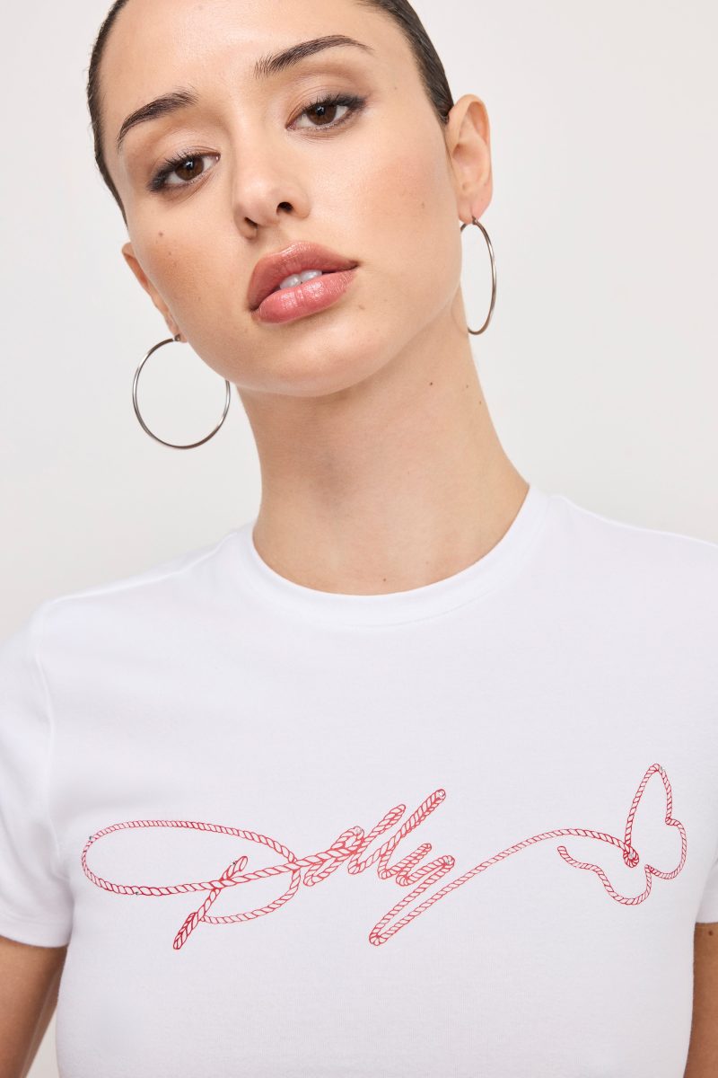 DOLLY SIGNATURE SUPER STRETCH BABY TEE