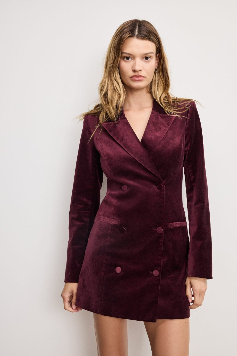 VELVET EXEC DRESS